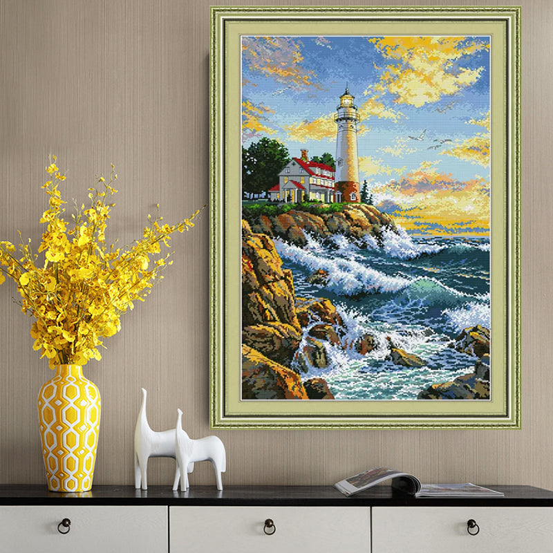 Cross Stitch Kit 54x79cm 11CT (Lighthouse)