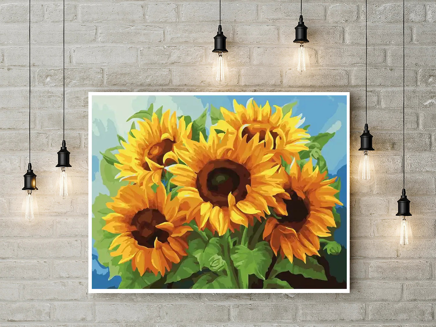 Paint by Numbers Kit (Sunflowers)
