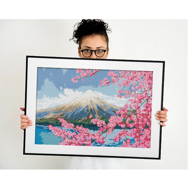 Cross Stitch Kit 59x40cm 14CT (Mount Fuji)