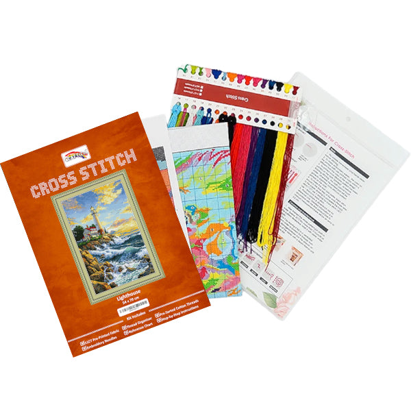 Cross Stitch Kit 54x79cm 11CT (Lighthouse)