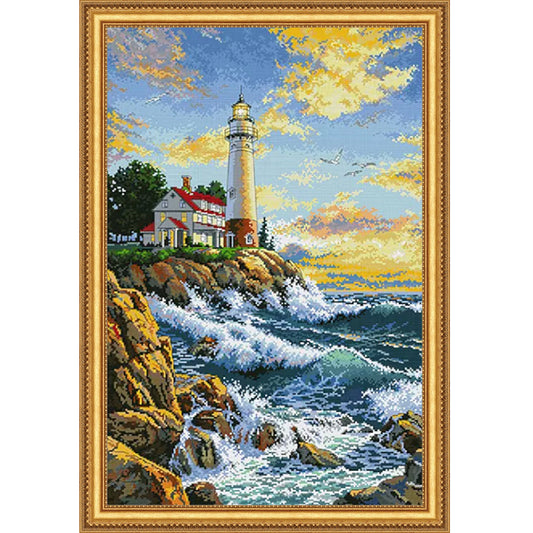 Cross Stitch Kit 54x79cm 11CT (Lighthouse)