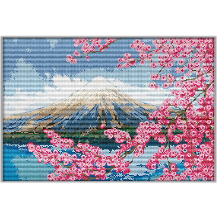 Cross Stitch Kit 59x40cm 14CT (Mount Fuji)