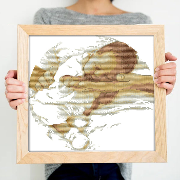 Cross Stitch Kit 37x41cm 11CT (Precious Baby)