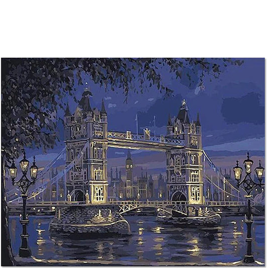 Paint by Numbers Kit (London Tower Bridge)