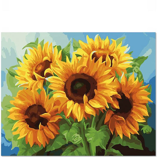 Paint by Numbers Kit (Sunflowers)