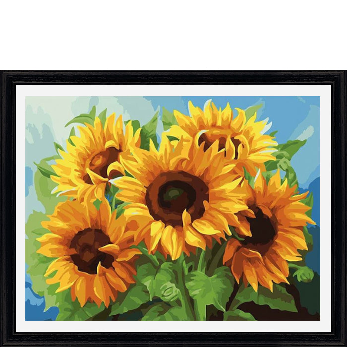 Paint by Numbers Kit (Sunflowers)