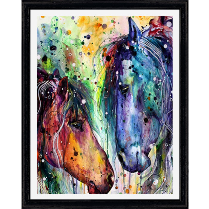 Paint by Numbers Kit 40x50cm (Two Horses)