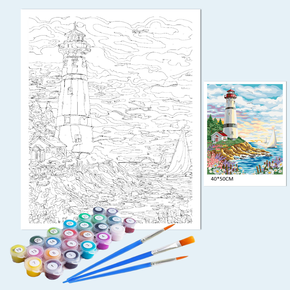 Paint by Numbers Kit (Lighthouse)