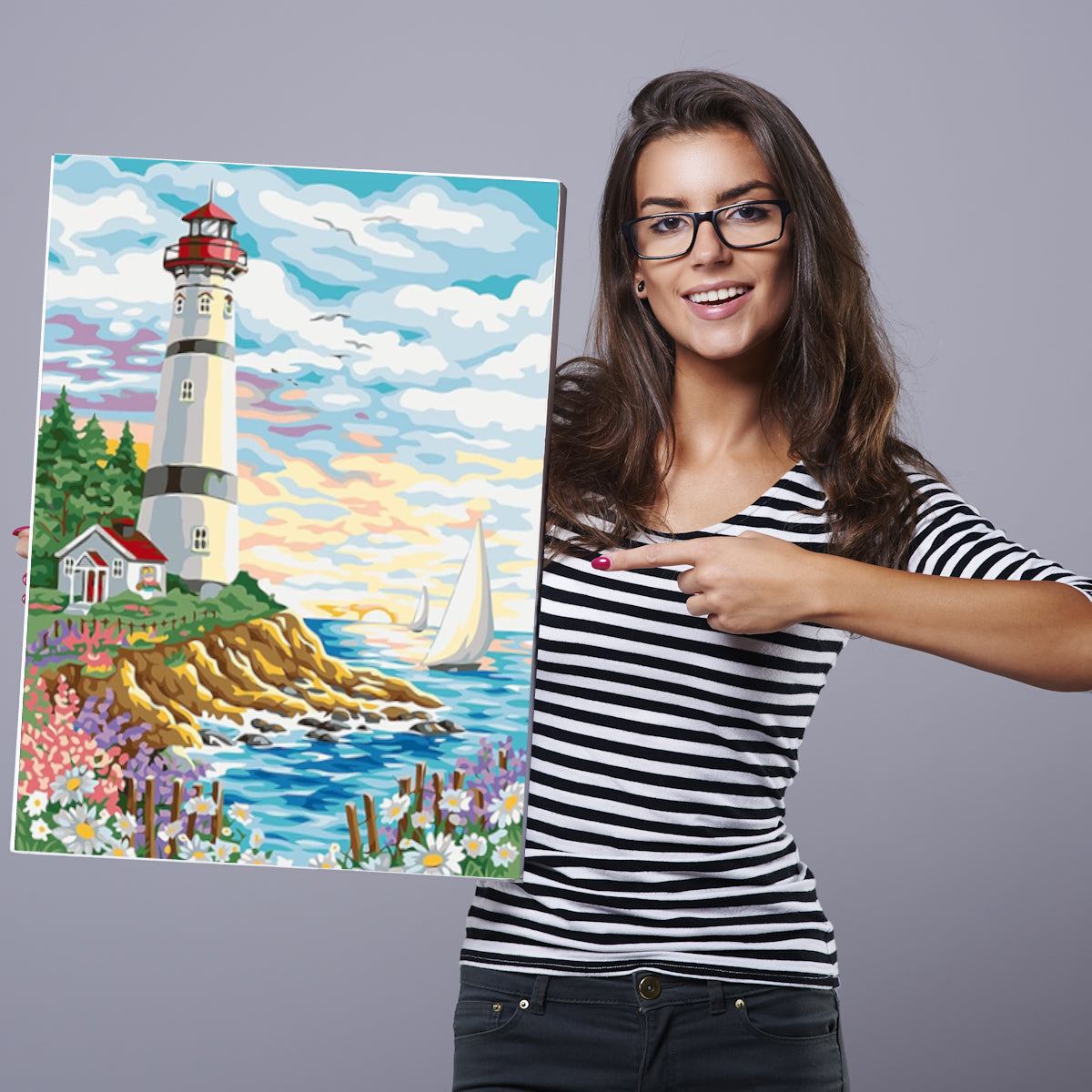 Paint by Numbers Kit (Lighthouse)